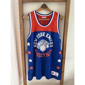 New York Knicks Mitchell & Ness Mesh Jersey Men's Size Large Y2K Retro
